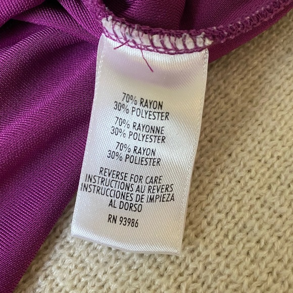 Vintage Casual Corner Collectibles Magenta Sleeveless Top - Picture 5 of 6